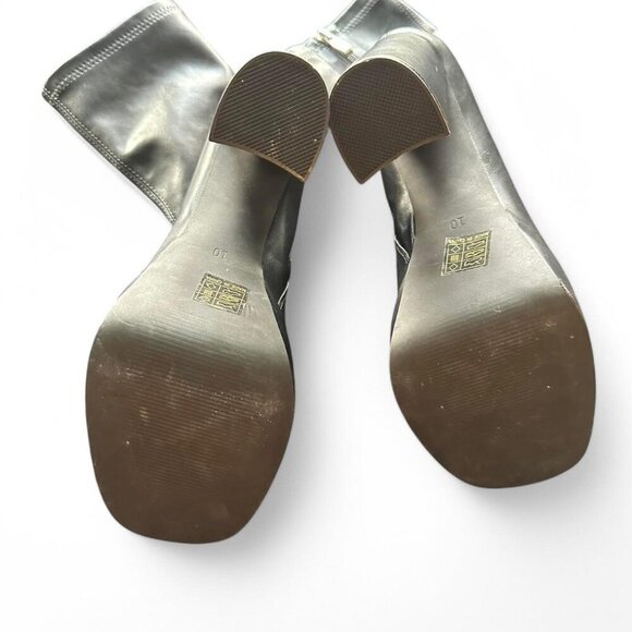 Vivianly Sheena 140 Chunky Heel Go Go Boots – US 10 | Mid-Calf Platform Boots | - Picture 5 of 5